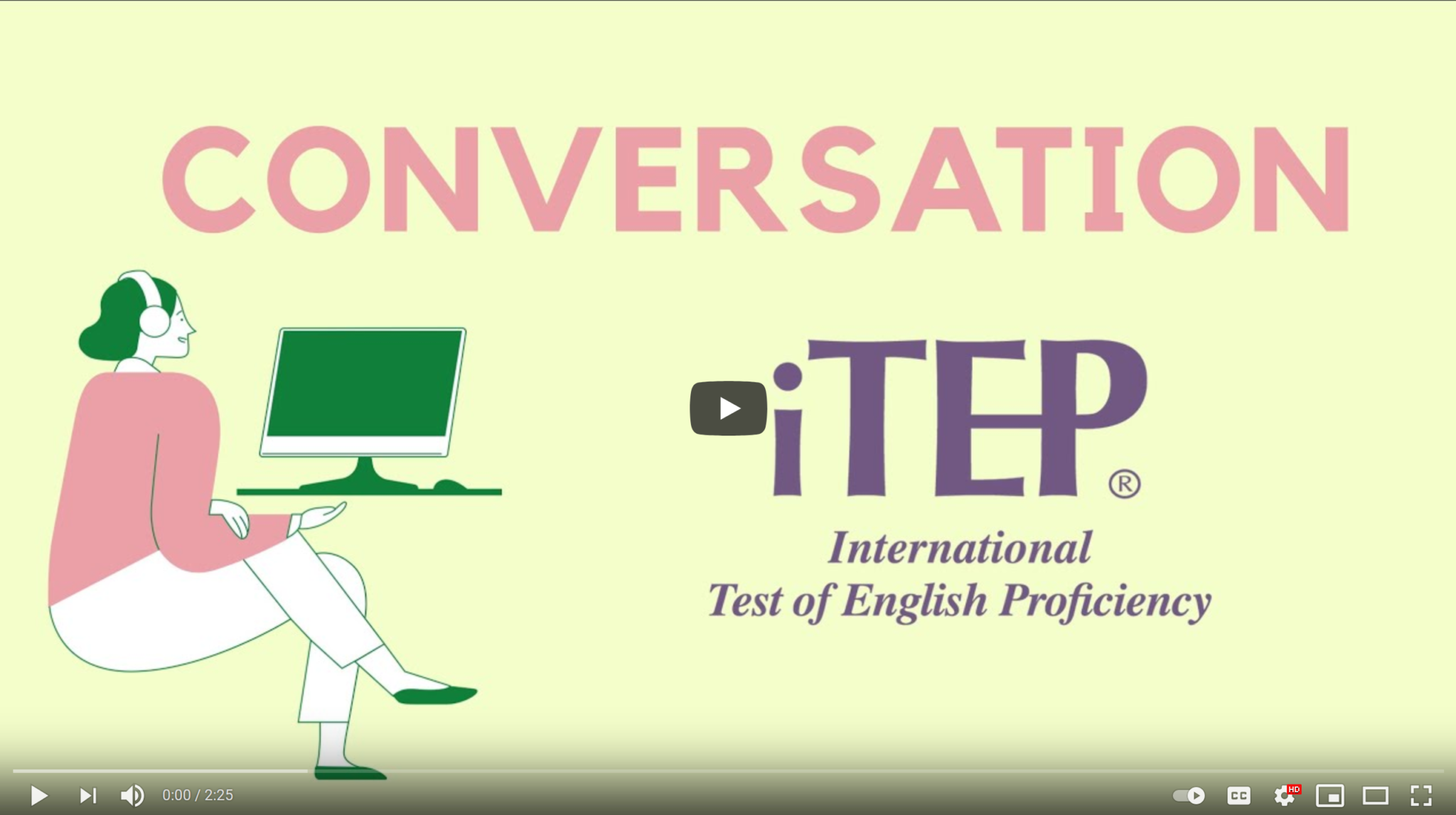 English Language Proficiency Test Online Itep International 0842